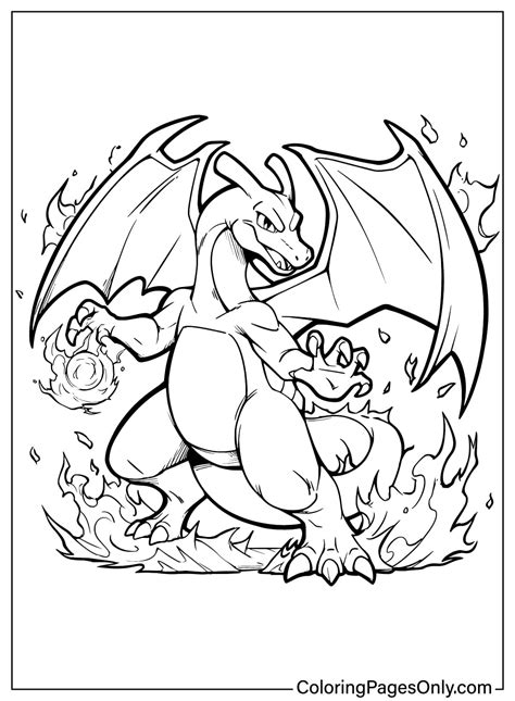 72 Charizard Coloring Pages